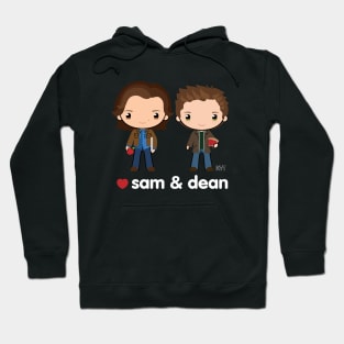 Love Sam & Dean - Supernatural Hoodie